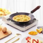 Homero High Purity Iron Multi-Purpose Pan Flat Open Design 26CM Diameter