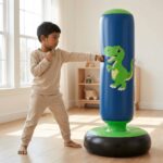 Homero Kids Inflatable Punching Bag Active Play Boxing Toy 48 Inches With Boxing Gloves