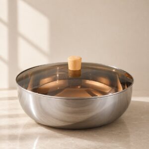 Homero Large-Capacity Stainless Steel Mixing Bowl with Lid