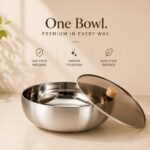 Homero Large-Capacity Stainless Steel Mixing Bowl with Lid