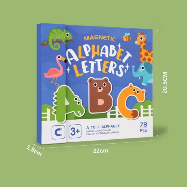 Homero Magnetic Alphabet Learning Game with 360° Flip Cards