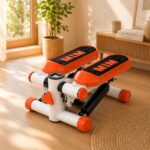 Homero Mini Fitness Stepper Machine with Adjustable Resistance Bands and LCD Display
