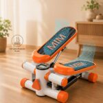 Homero Mini Fitness Stepper Machine with Adjustable Resistance Bands and LCD Display