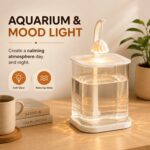 Homero Multi-Functional Ice Crystal Desktop Aquarium Setup with Lamp