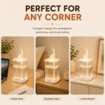 Homero Multi-Functional Ice Crystal Desktop Aquarium Setup with Lamp