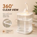 Homero Multi-Functional Ice Crystal Desktop Aquarium Setup with Lamp