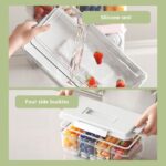 Homero Multi-Functional Portable Ice Cube Lunch Box with Sealed Compartments