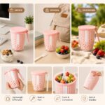 Multi Functional Travel Fruit Storage Cup With Fork - 760ML Capacity