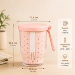 Multi Functional Travel Fruit Storage Cup With Fork - 760ML Capacity