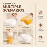 HOMERO Multi-Purpose Ergonomic Design Multi-Blade Manual Egg Mixer