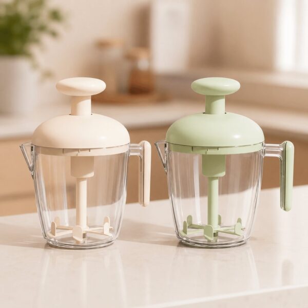 HOMERO Multi-Purpose Ergonomic Design Multi-Blade Manual Egg Mixer