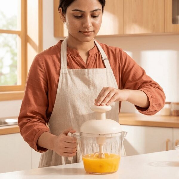 HOMERO Multi-Purpose Ergonomic Design Multi-Blade Manual Egg Mixer