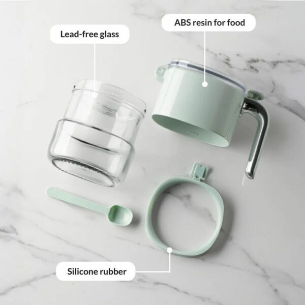 Homero Multi-Purpose One-Hand Operated Spice Jar with Flip Cap