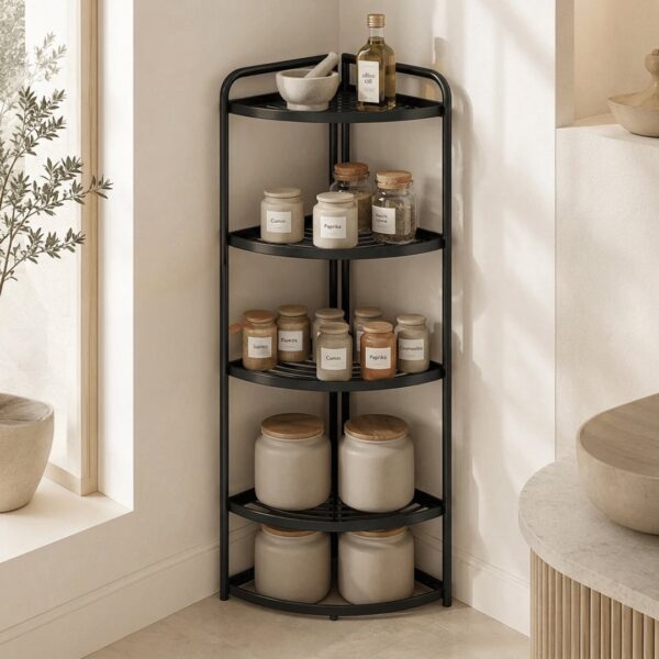 Homero Multi-Purpose Space Saving Corner Shelf Rack