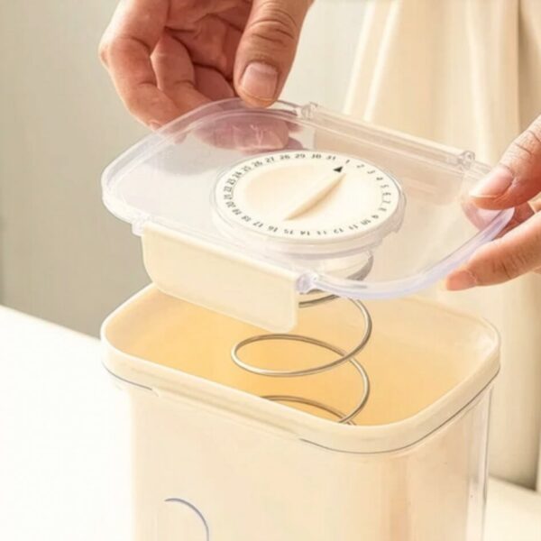 Homero Multi-Purpose Yogurt Strainer with Timer - White 18cm