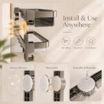 Multi-Use Stainless Steel Space Saving Folding Storage Rack - 50cm