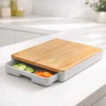 Homero Multipurpose Chopping Board with Removable Pull Out Drawer