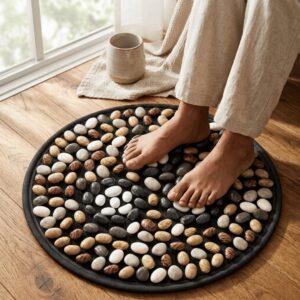 Homero Pebble Natural Soft Stone Acupressure Mat - 56cm