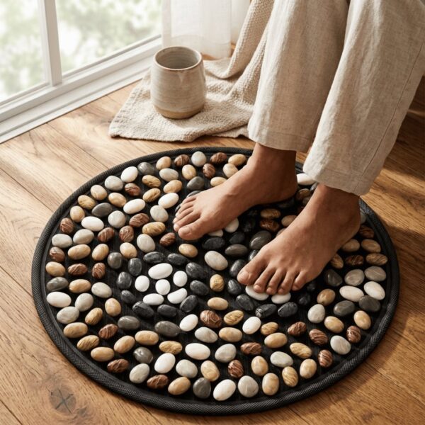 Homero Pebble Natural Soft Stone Acupressure Mat - 56cm