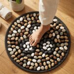 Homero Pebble Natural Soft Stone Acupressure Mat - 56cm