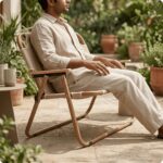 Homero Portable Outdoor Double Folding Chair Premium 600D Oxford Cloth Design