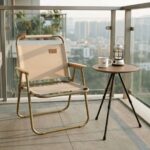 Homero Portable Outdoor Folding Comfortable Tall Back Support Chair