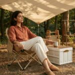 Homero Premium Foldable Camping Moon Lightweight Portable Chair