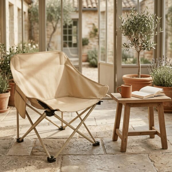 Homero Premium Foldable Camping Moon Lightweight Portable Chair