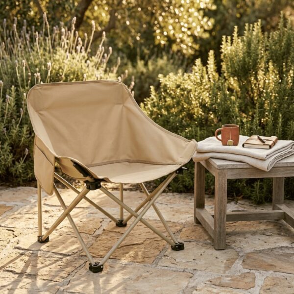 Homero Premium Foldable Camping Moon Lightweight Portable Chair