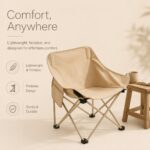 Homero Premium Foldable Camping Moon Lightweight Portable Chair