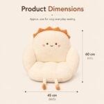 Homero Premium Soft Plush Cute Fluffy Chair Cushion