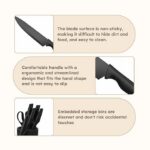 HOMERO Premium Stainless Steel Kitchen Knife Set With Universal Block