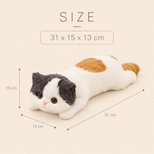 Homero Realistic Design Simulation Plush Hanging Cat