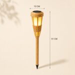 Homero Solar Flame Garden Light Outdoor Waterproof Design