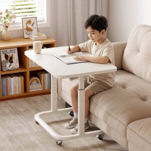 Homero Study Workstation Adjustable Height Mobile Desk