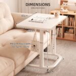 Homero Study Workstation Adjustable Height Mobile Desk