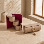 Homero Stylish and Portable 3-Layer Foldable Jewellery Case