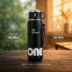 Homero Stylish Stainless Steel Leak Proof Thermal Water Bottle - 1000ml