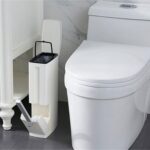 Homero Ultra Slim Bathroom Trash Can with Toilet Brush - 4L