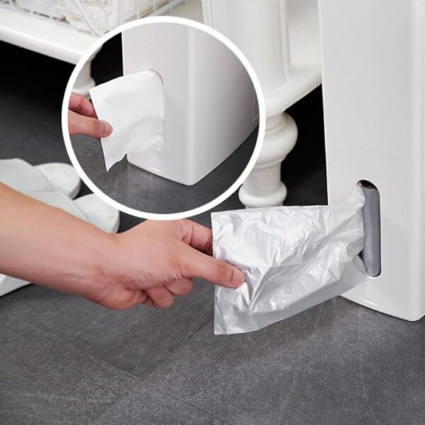 Homero Ultra Slim Bathroom Trash Can with Toilet Brush - 4L