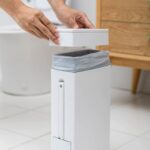 Homero Ultra Slim Bathroom Trash Can with Toilet Brush - 4L