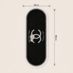 Homero Ultra Soft Cashmere Touch Bedroom Mat Non Slip Surface